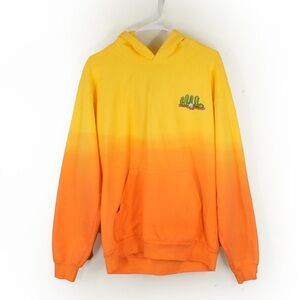 Warren Lotus Jackpot Fever Yellow Orange Ombre Pullover Hoodie Sweater